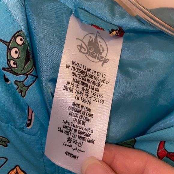New Disney Toy Story Rain Jacket Coat lightweight slicker Woody Buzz Jessie 13 - Picture 6 of 10